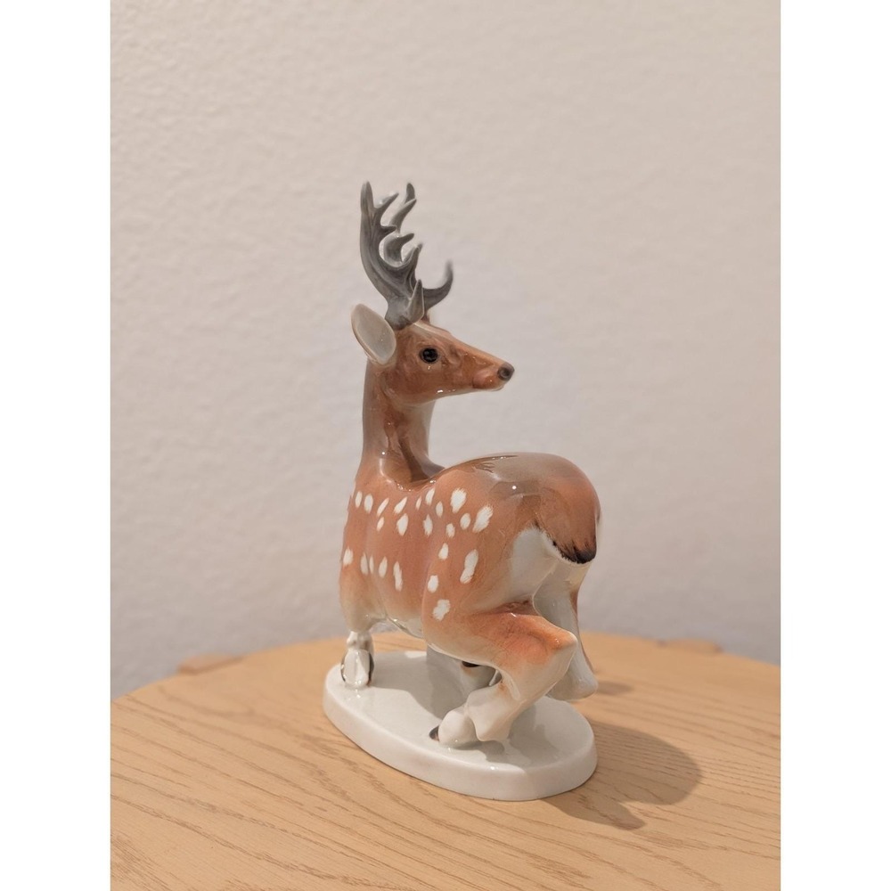 Vintage Lomonosov Stag Figurine - Picture 4 of 9
